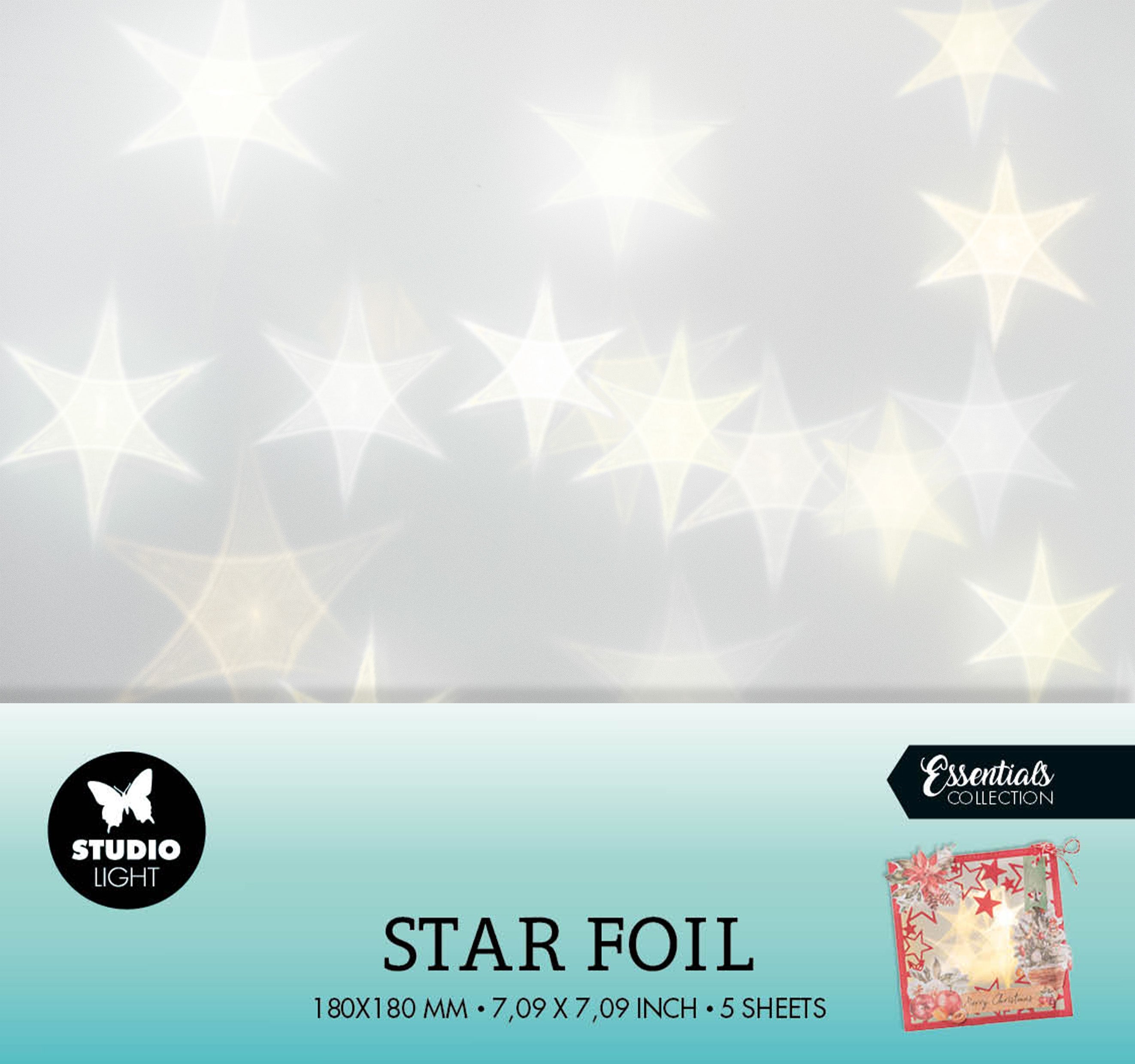 SL Star Foil 5 Sheets Essentials 180x180x1mm 5 SH nr.01