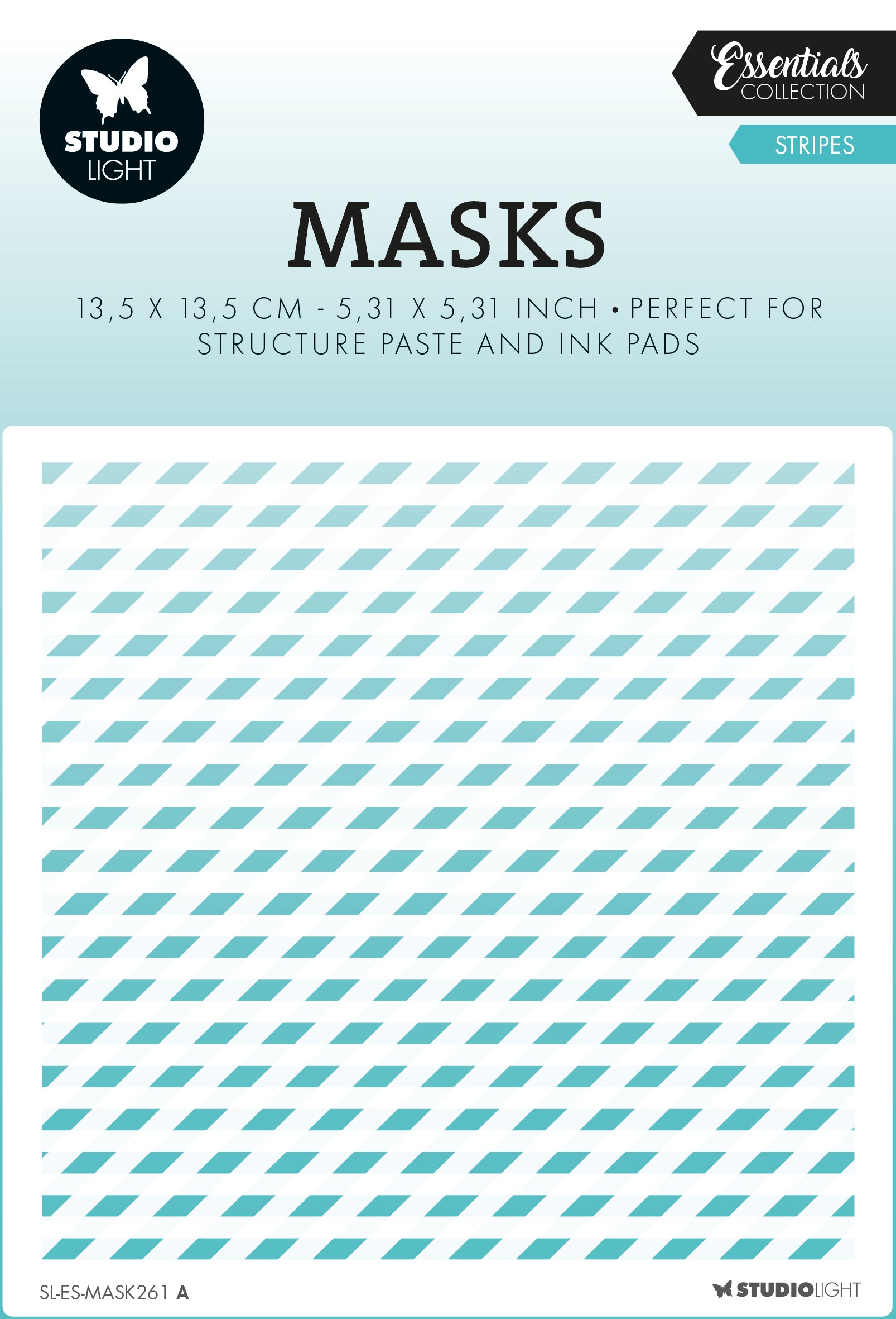 SL Mask Stripes Essentials 135x135x1mm 2 PC nr.261