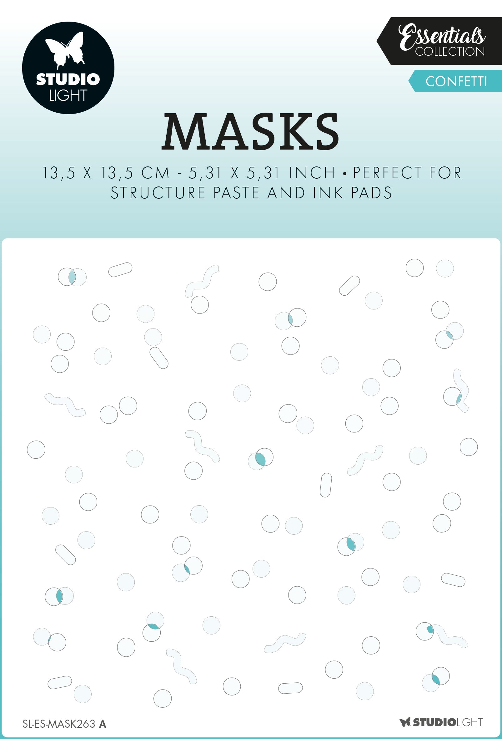SL Mask Confetti Essentials 135x135x1mm 2 PC nr.263