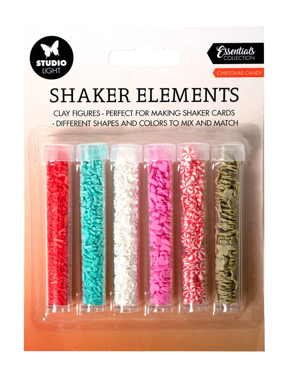 SL Shaker Elements Christmas Candy Essentials 151x111x1mm 6 PC nr.01