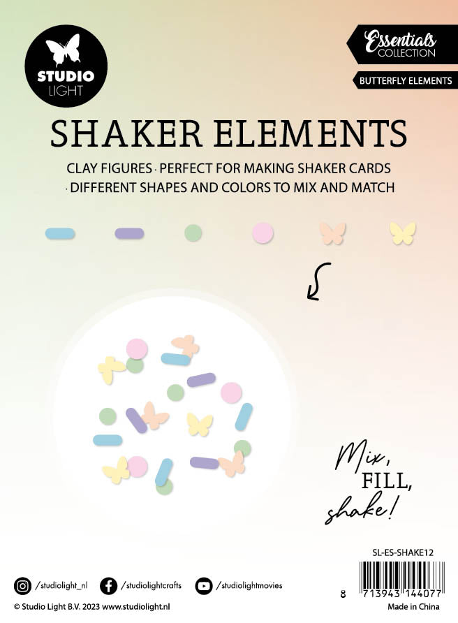 SL Shaker Elements Butterfly Elements Essentials 151x111x12mm 6 PC nr.12