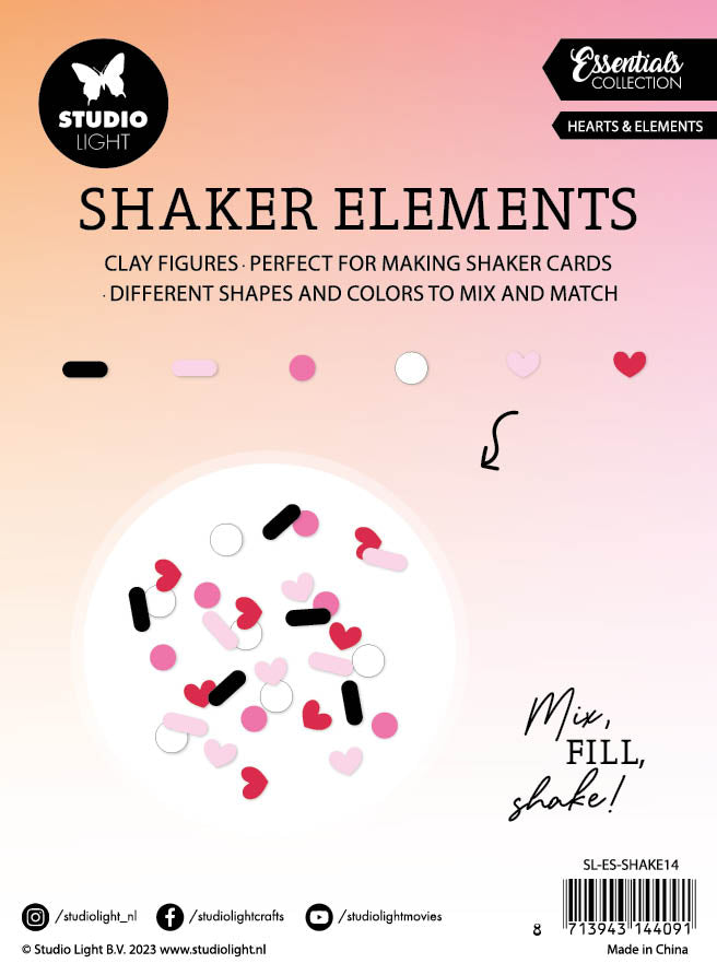 SL Shaker Elements Hearts & Elements Essentials 151x111x12mm 6 PC nr.14