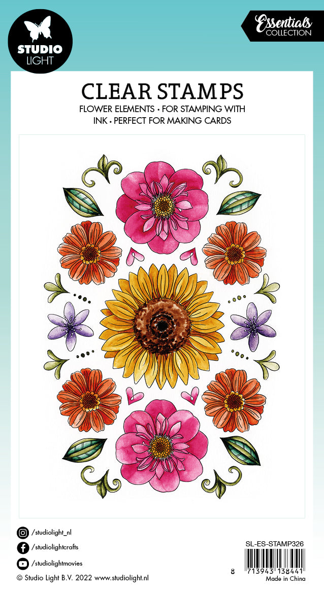 SL Clear Stamp Blooming Dream Essentials 148x105x3mm 13 PC nr.326