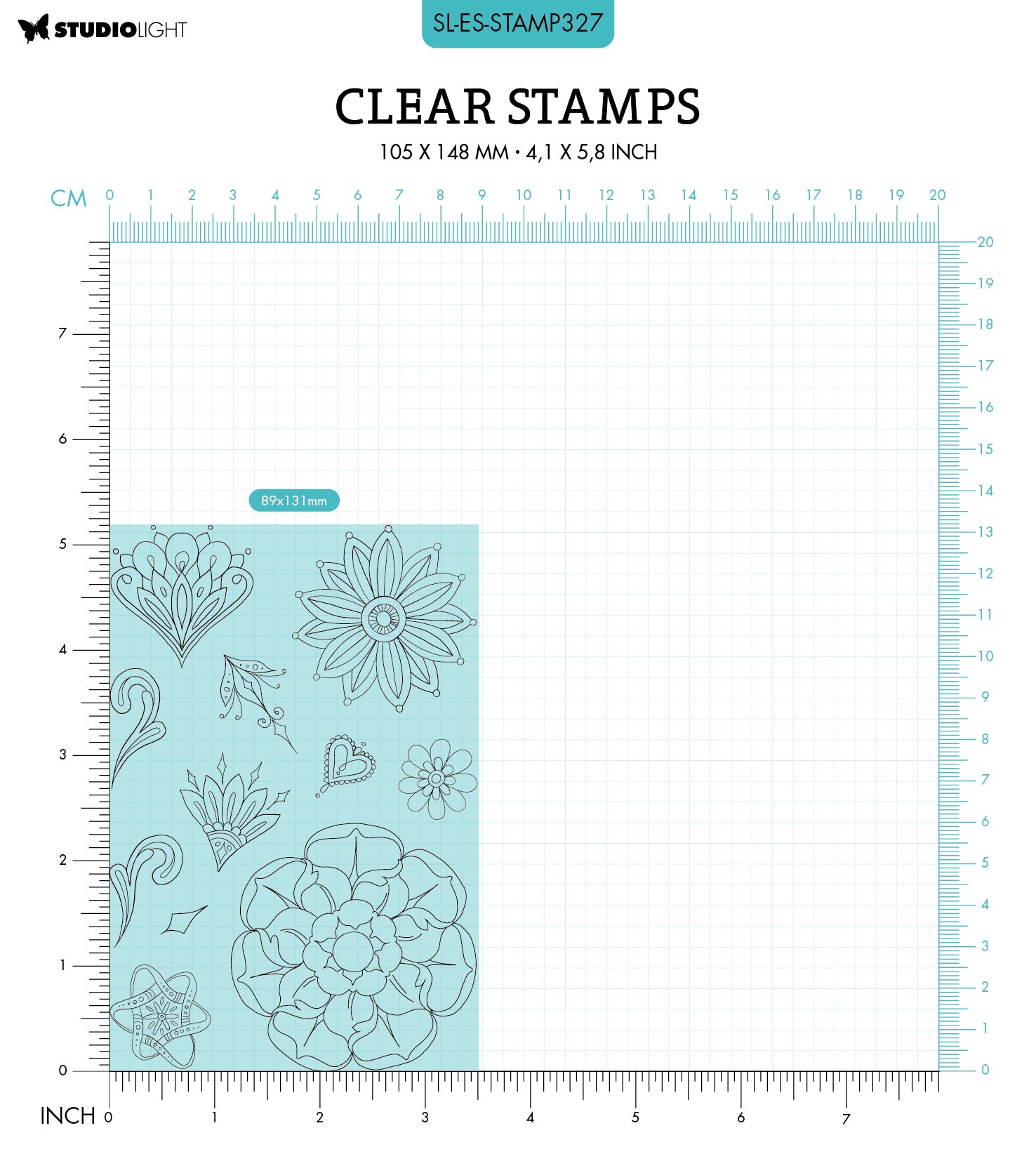 SL Clear Stamp Mandala Madness Essentials 148x105x3mm 11 PC nr.327