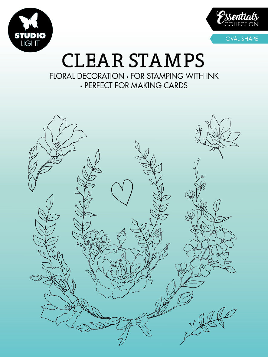 SL Clear Stamp Oval Essentials 119x129x3mm 6 PC nr.363