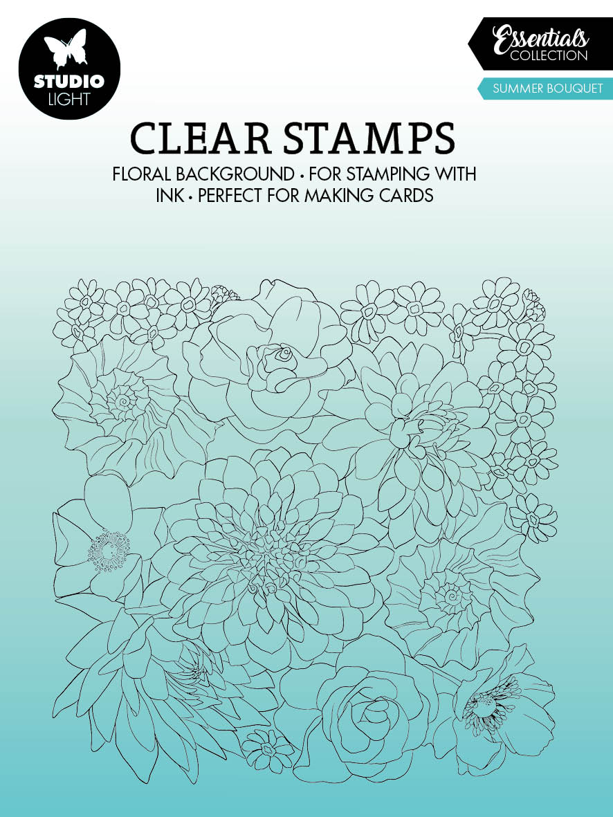 SL Clear Stamp Summer Bouquet Essentials 88.5x131.5x3mm 4 PC nr.424