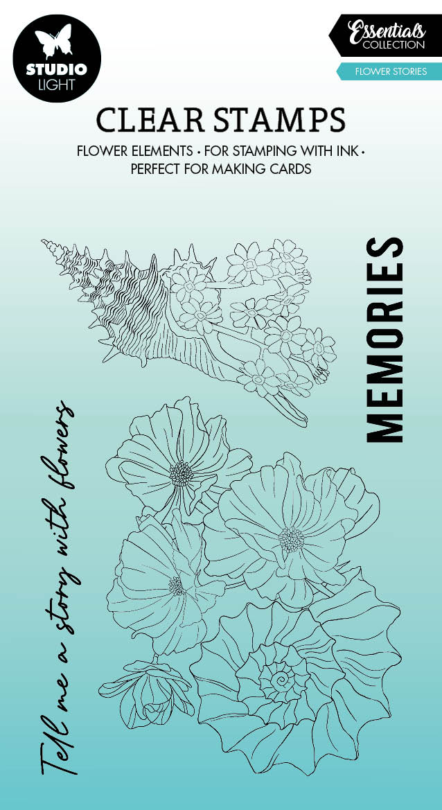 SL Clear Stamp Flower Stories Essentials 88.7x131.8x3mm 6 PC nr.426