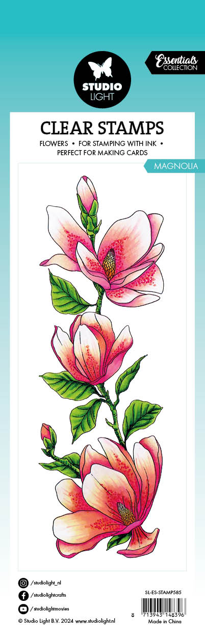 SL Clear Stamp Magnolia Essentials 46,2x142x3mm 1 PC nr.585