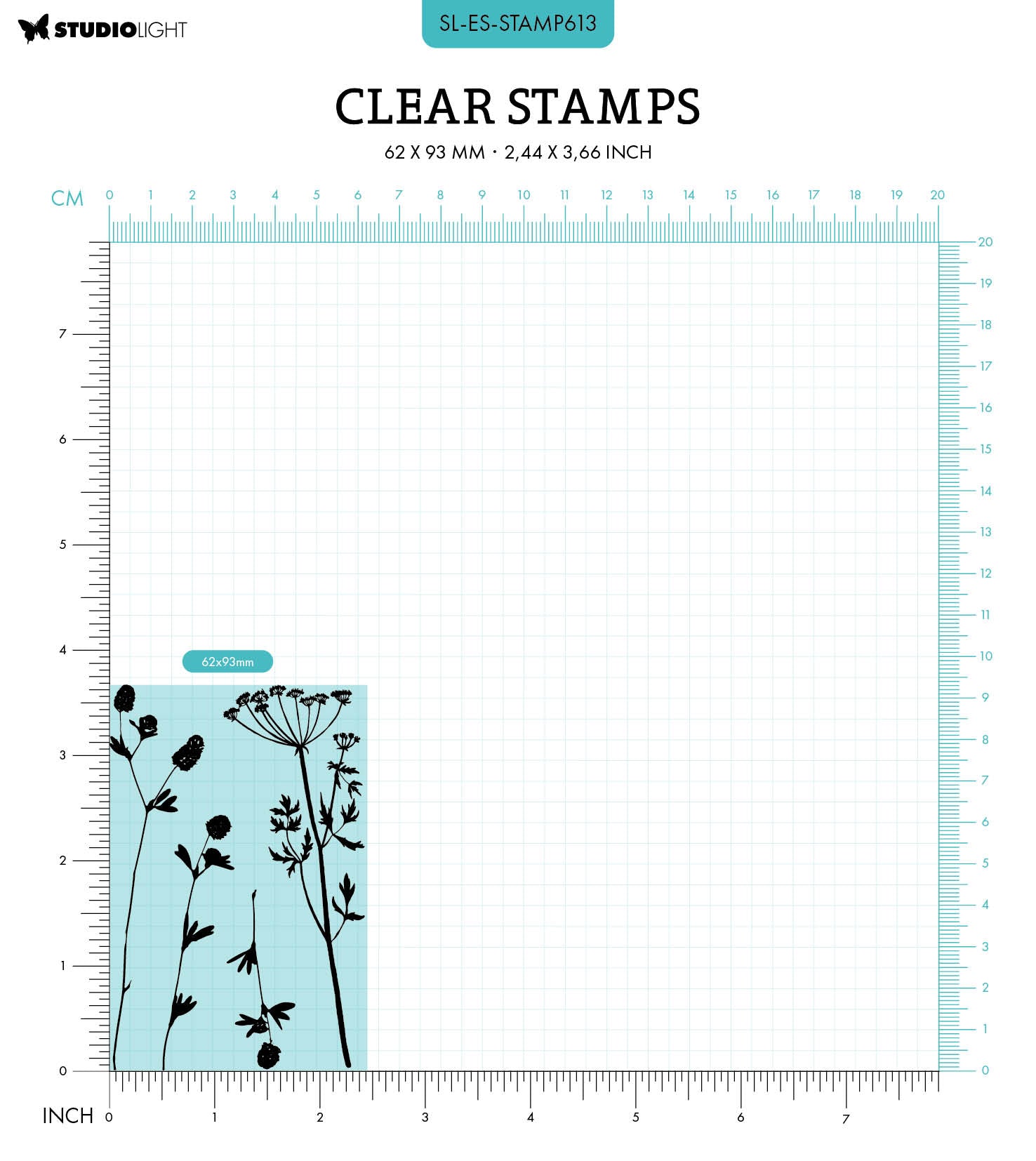 SL Clear Stamp Weeds Essentials 4 PC