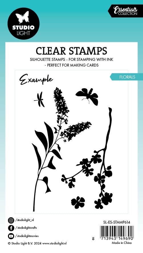 SL Clear Stamp Florals Essentials 5 PC