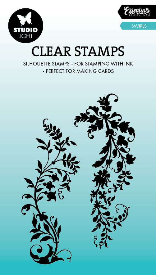 SL Clear Stamp Swirls Essentials 2 PC