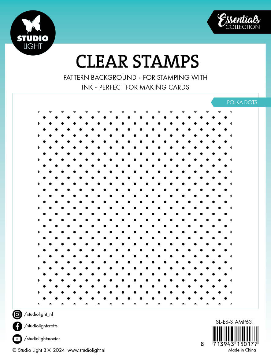 SL Clear Stamp Polka Dots Essentials 1 PC