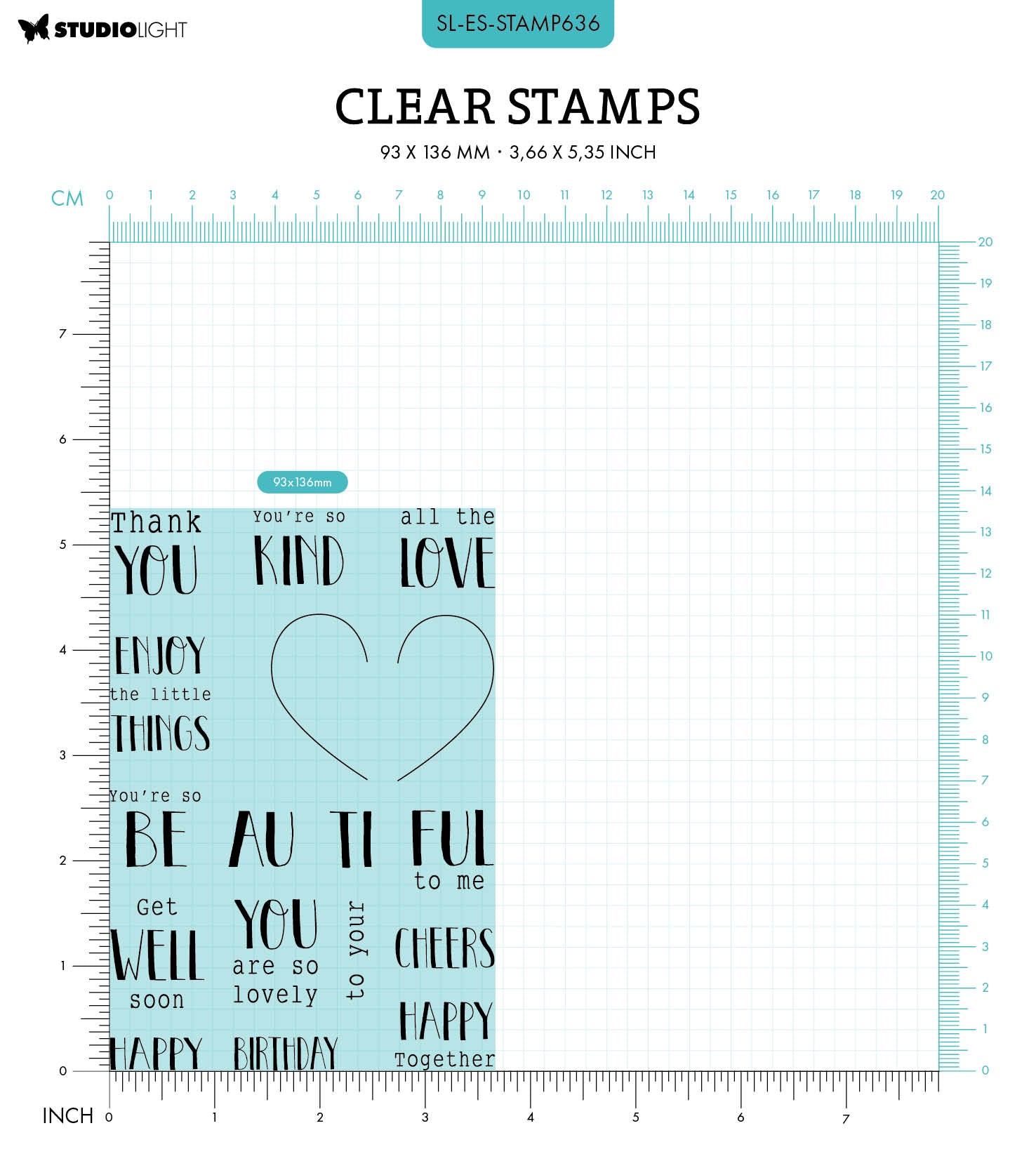 SL Clear Stamp Pop-Up Cards Essentials 17 PC