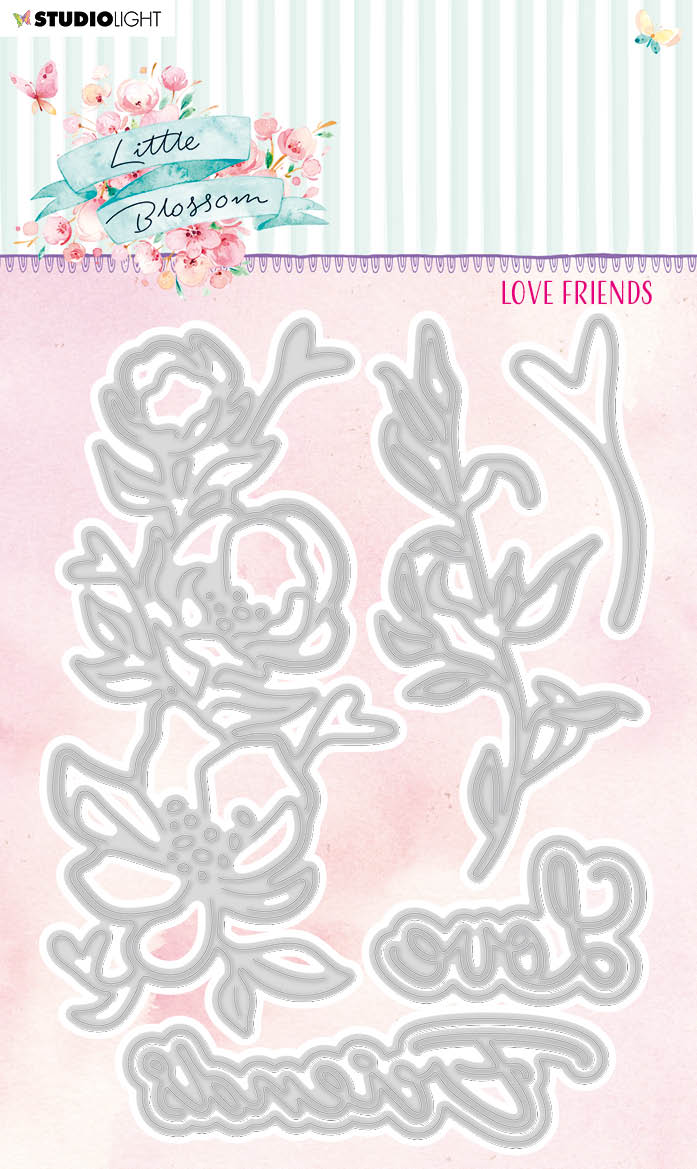 SL Cutting Die Love Friends Little Blossom 102x150x1mm 1 PC nr.197