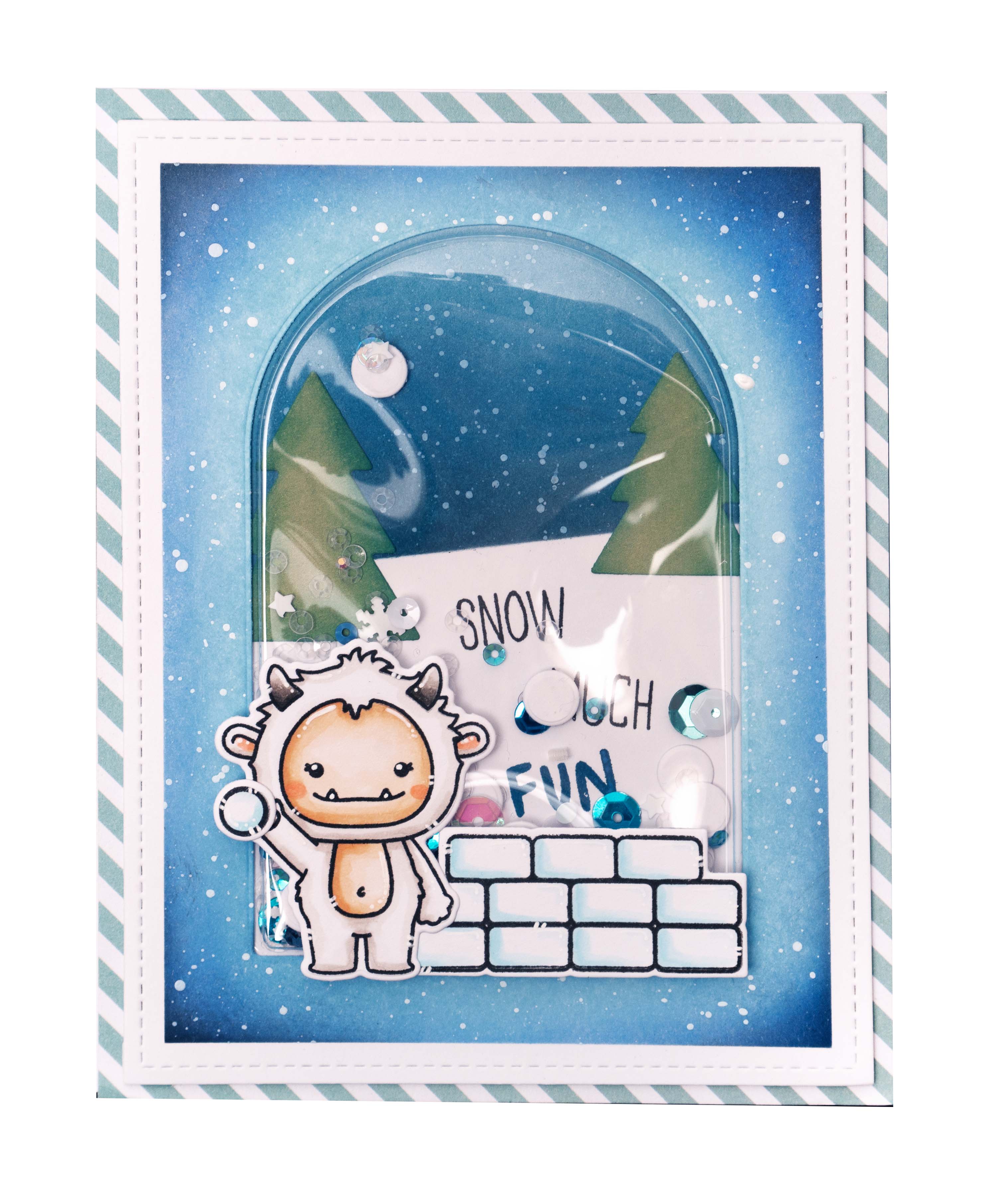 SL Stamp & Cutting Die Snow Fun Sweet Stories 154x223x3mm 22 PC nr.66