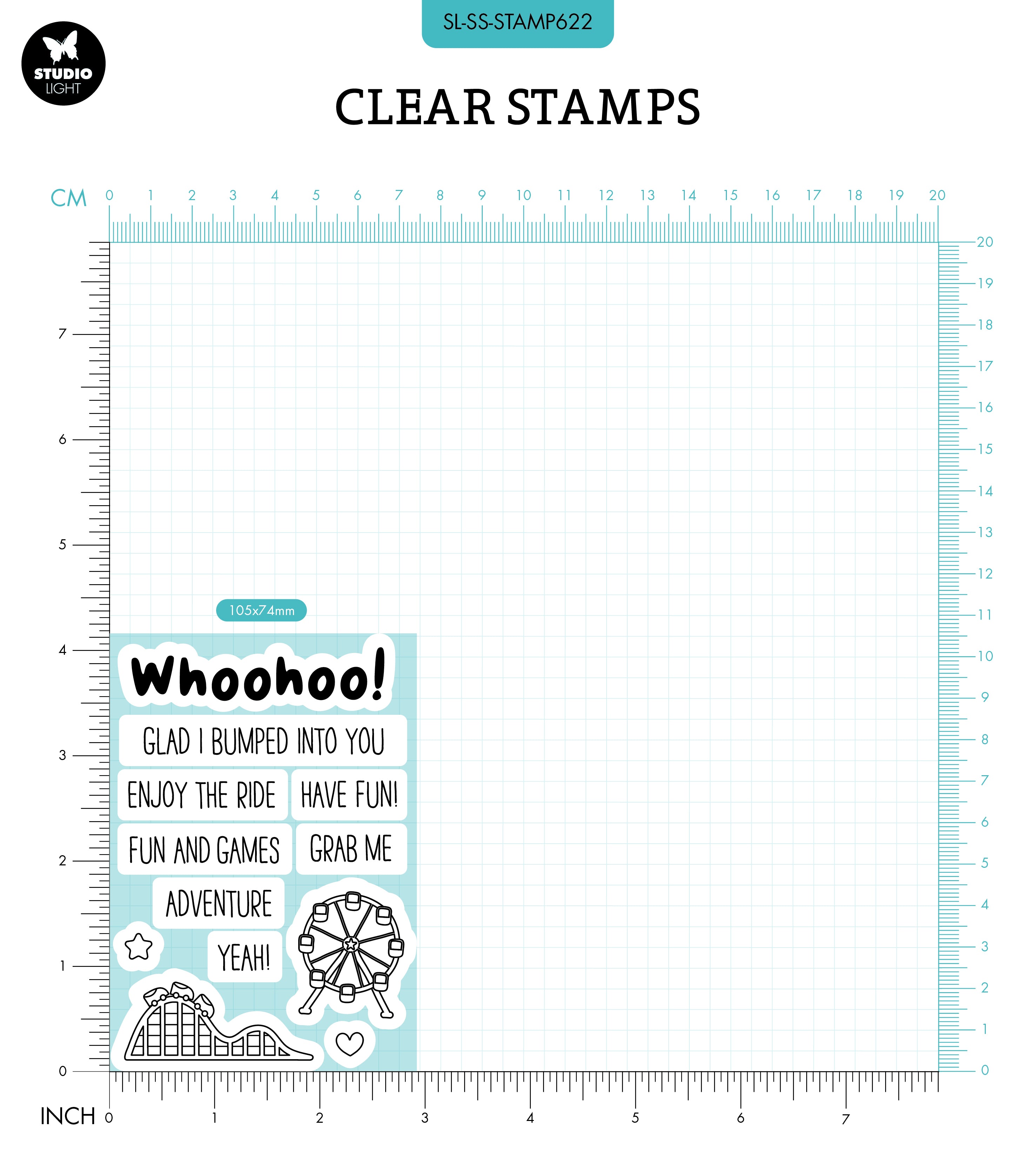 SL Clear Stamp Have Fun Sweet Stories 12 PC
