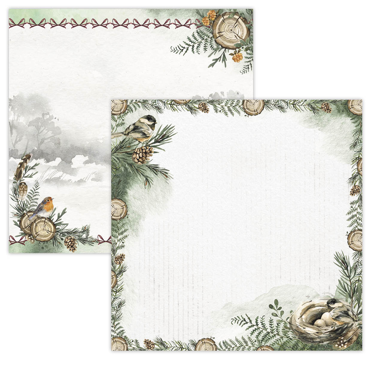 SL Paperset Background Paper Winter Garden 304,8x304,8x3mm 12 SH nr. 03