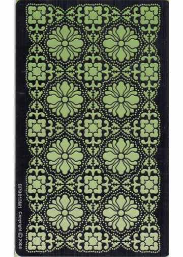 Ecstasy Crafts Exclusive Piecing/Embossing Templates -Ornate flowers