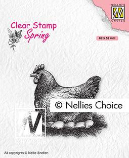 Clear Stamp Spring Mother Hen