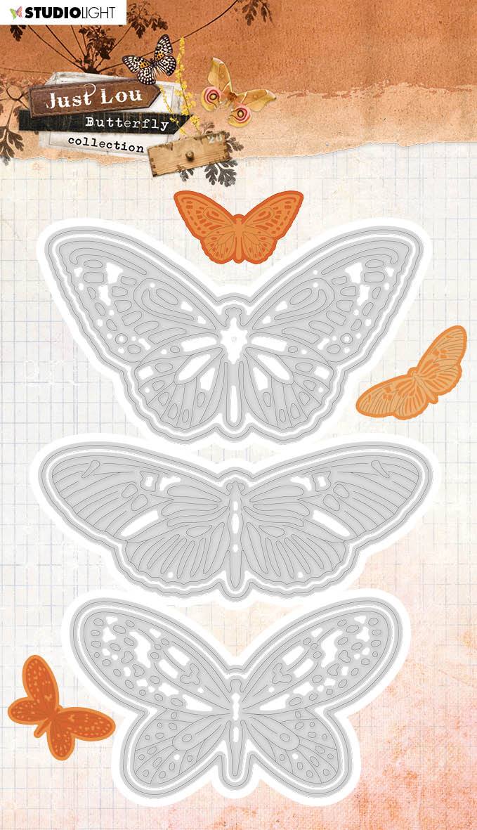 Just Lou Cutting & Embossing Die Butterfly Collection 95x138mm nr.18