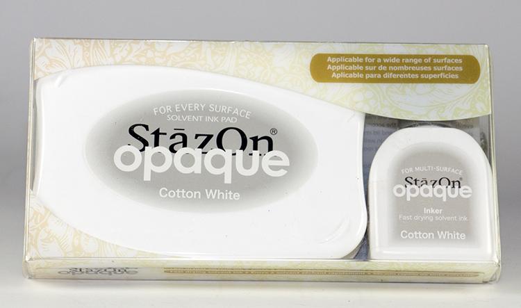 StazOn Opaque Cotton White Set