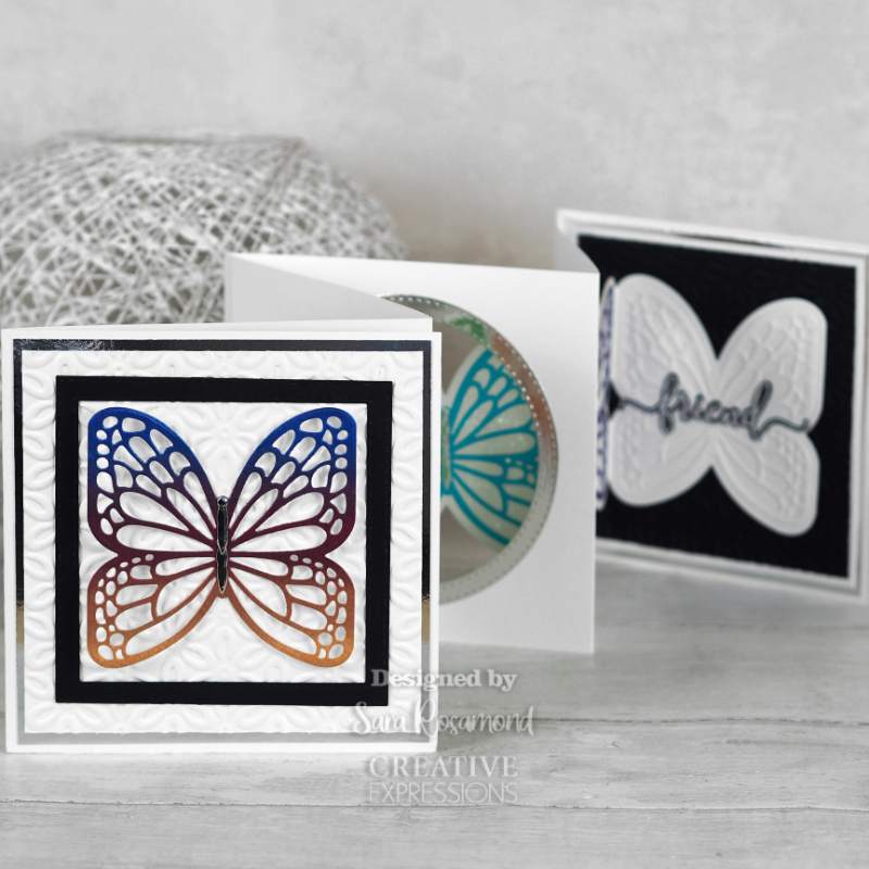 Creative Expressions Sue Wilson Shaped Cards Butterfly Craft Die
