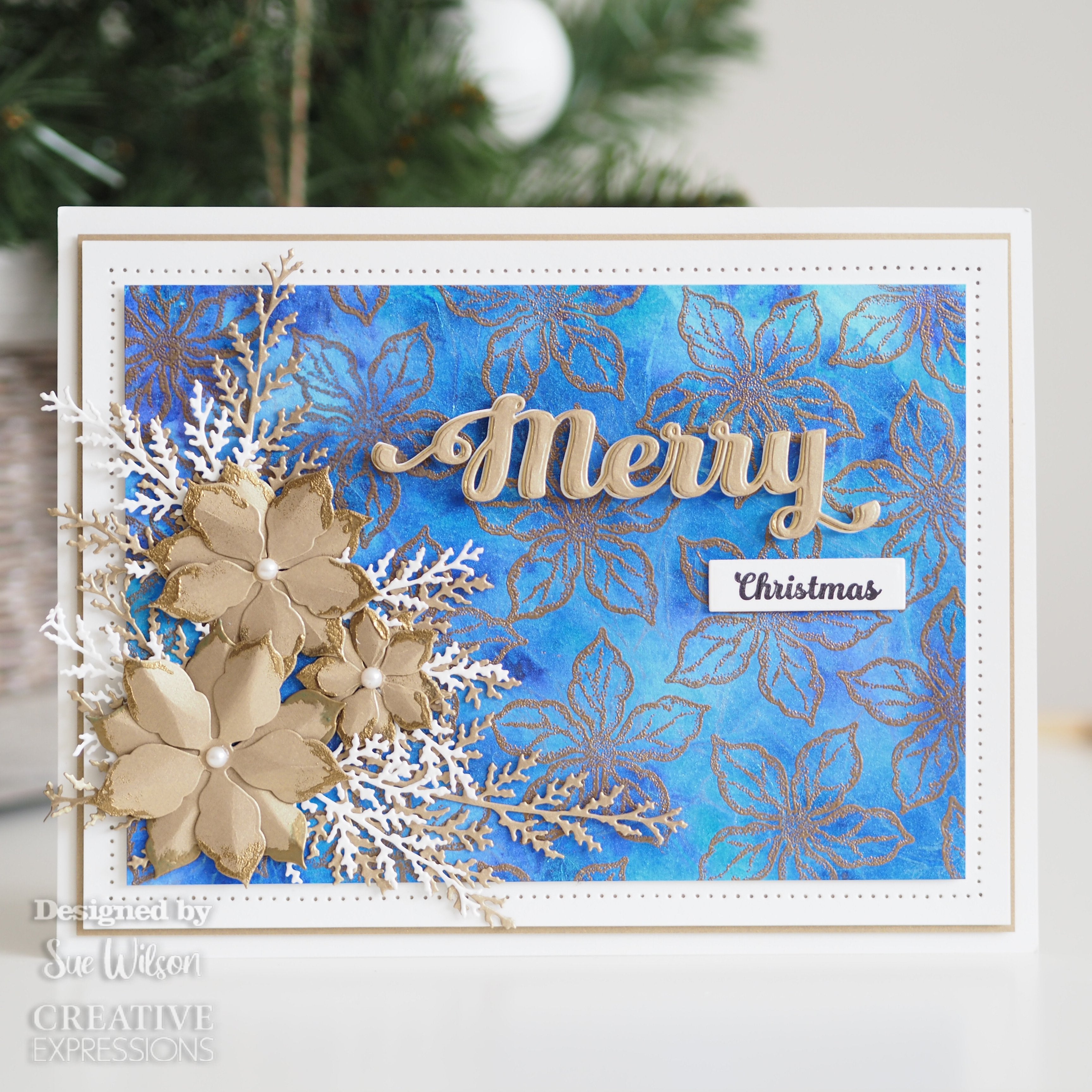 Creative Expressions Sue Wilson Merry Craft Die & Stamp Set