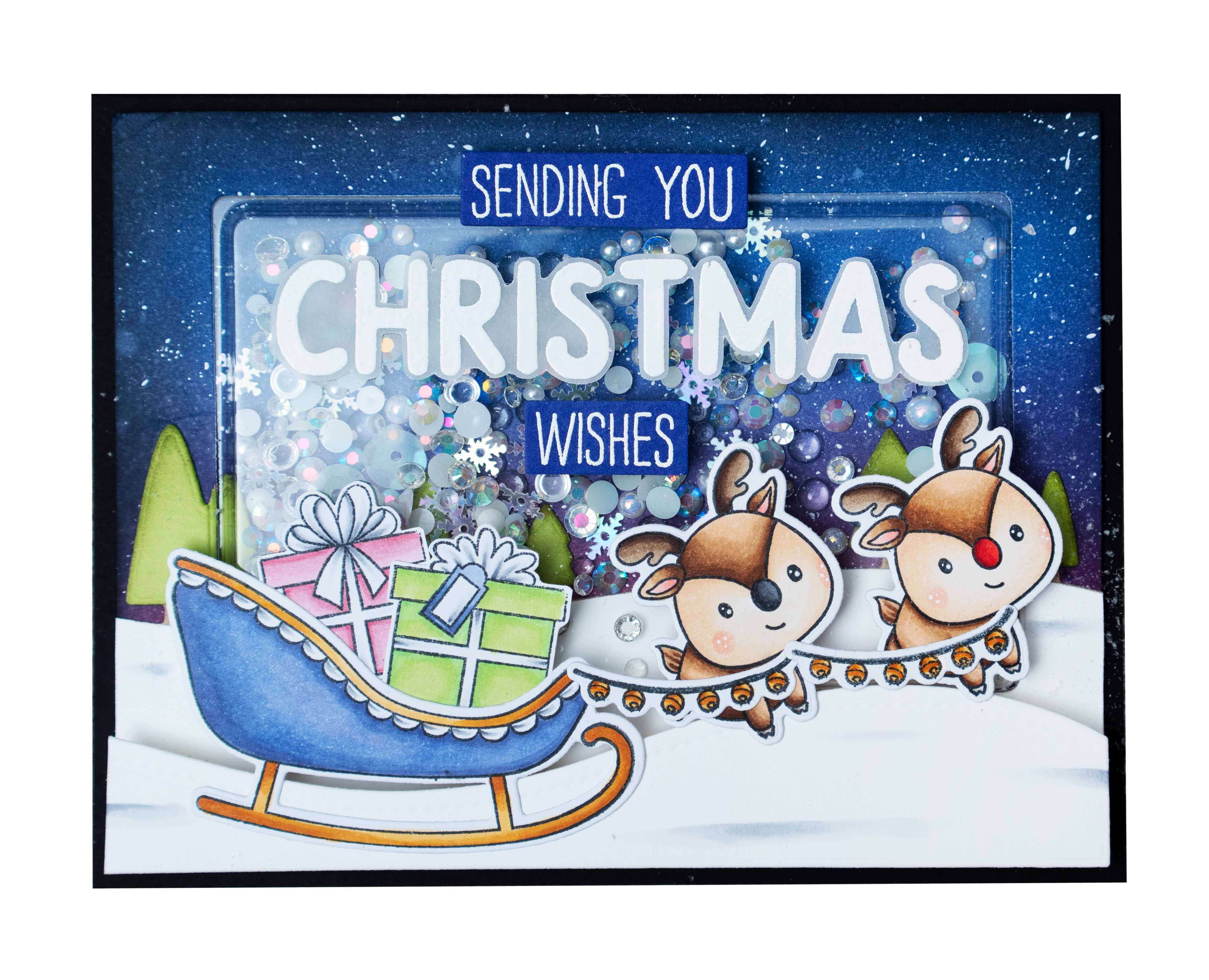 SS Stamp & Cutting Die Reindeers Sweet Stories 215x160x1mm 44 PC nr.51