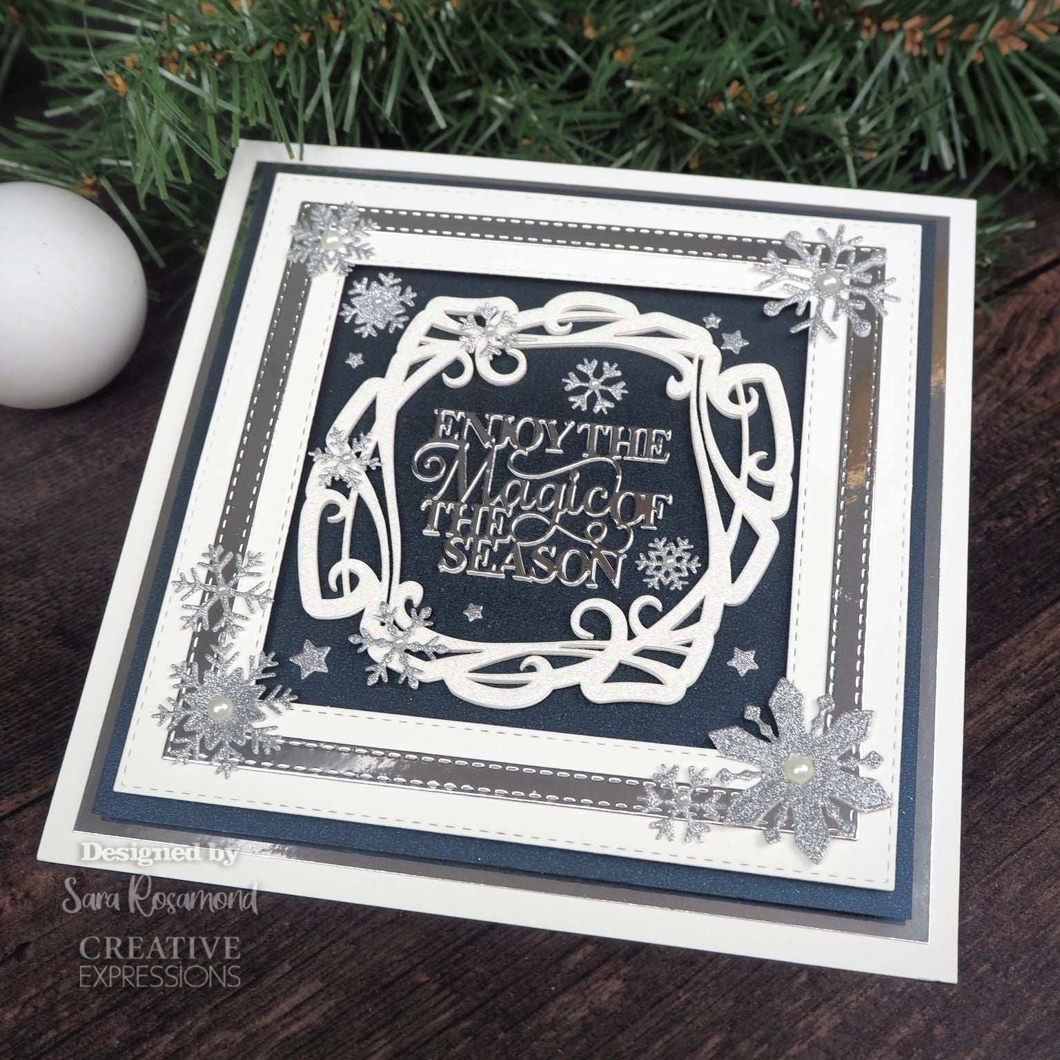 Creative Expressions Sue Wilson Festive Snowflake Panel Craft Die