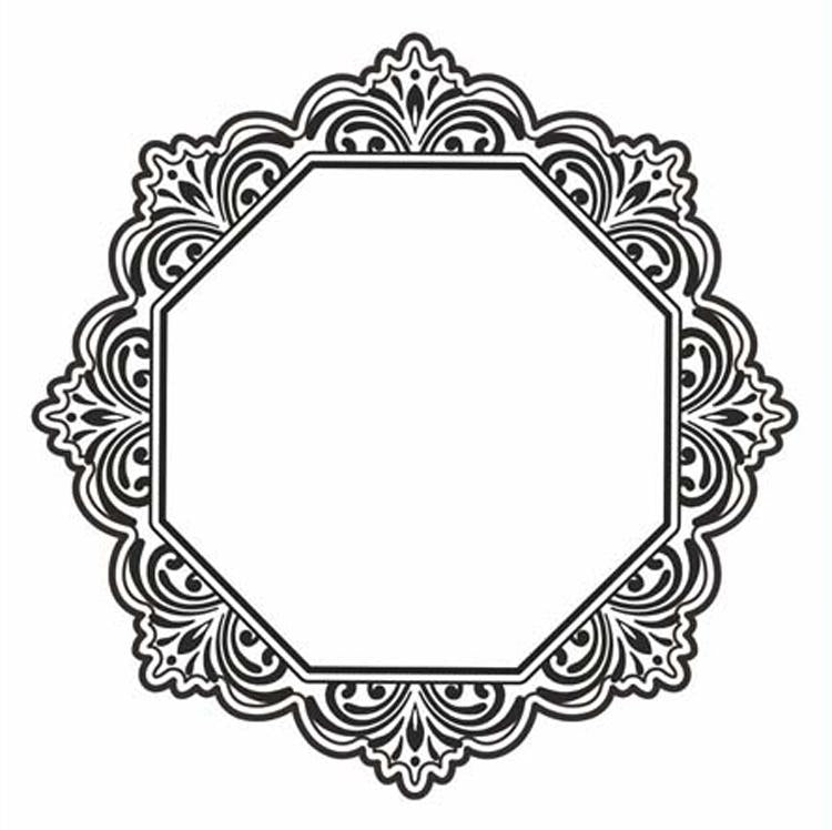 Creative Expressions Fountain Frame  Stamp
