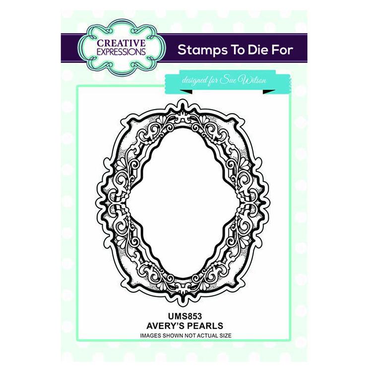 Creative Expressions Avery's Pearls Pre-cut Stamp Set