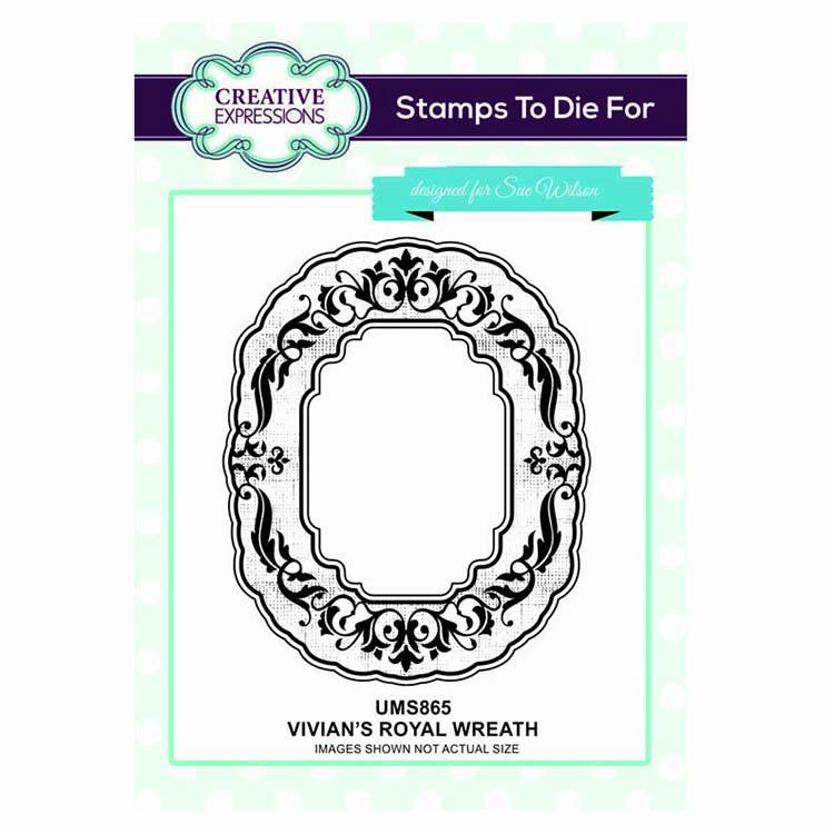 Creative Expressions Stamps To Die For Woven Trellis Heart Pre Cut Stamp