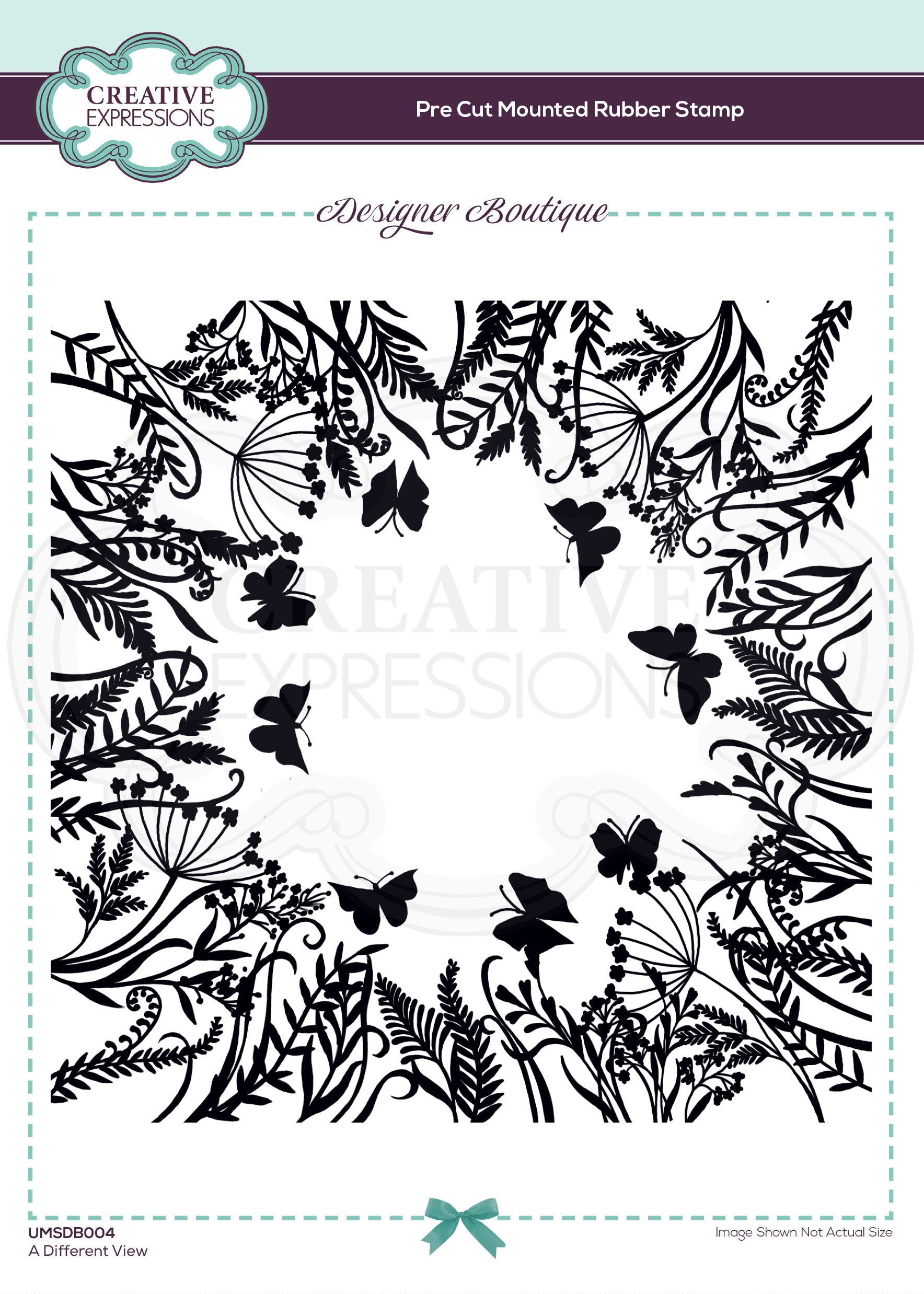 Designer Boutique Collection A Different View Pre-Cut Rubber Stamp