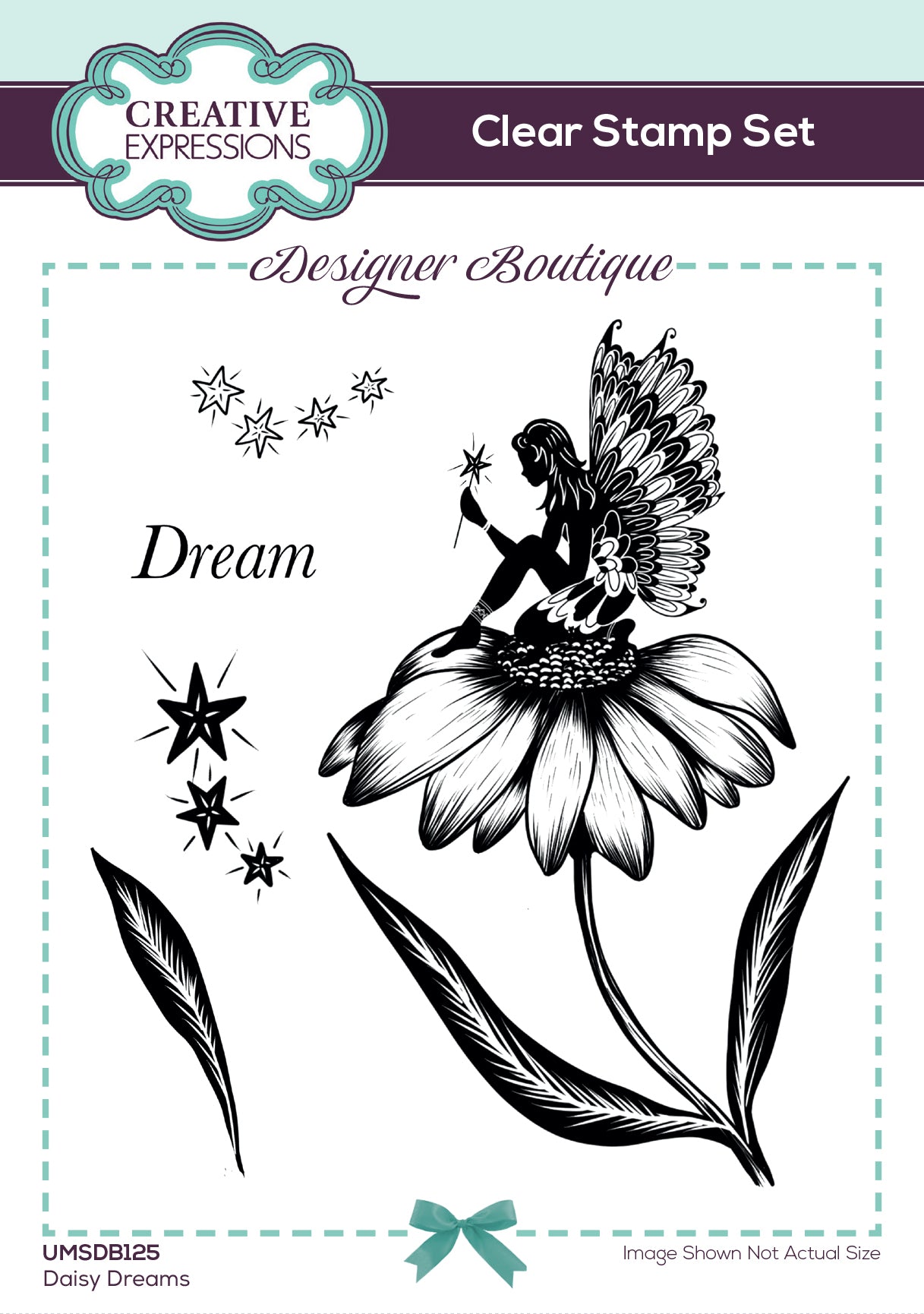 Creative Expressions Designer Boutique Daisy Dreams 6 in x 4 in Clear Stamp Set