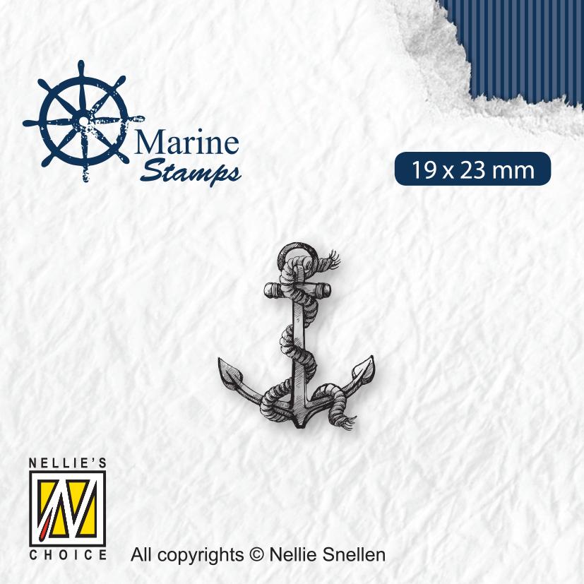 Nellie's Choice Clear Stamp Maritime Anchor