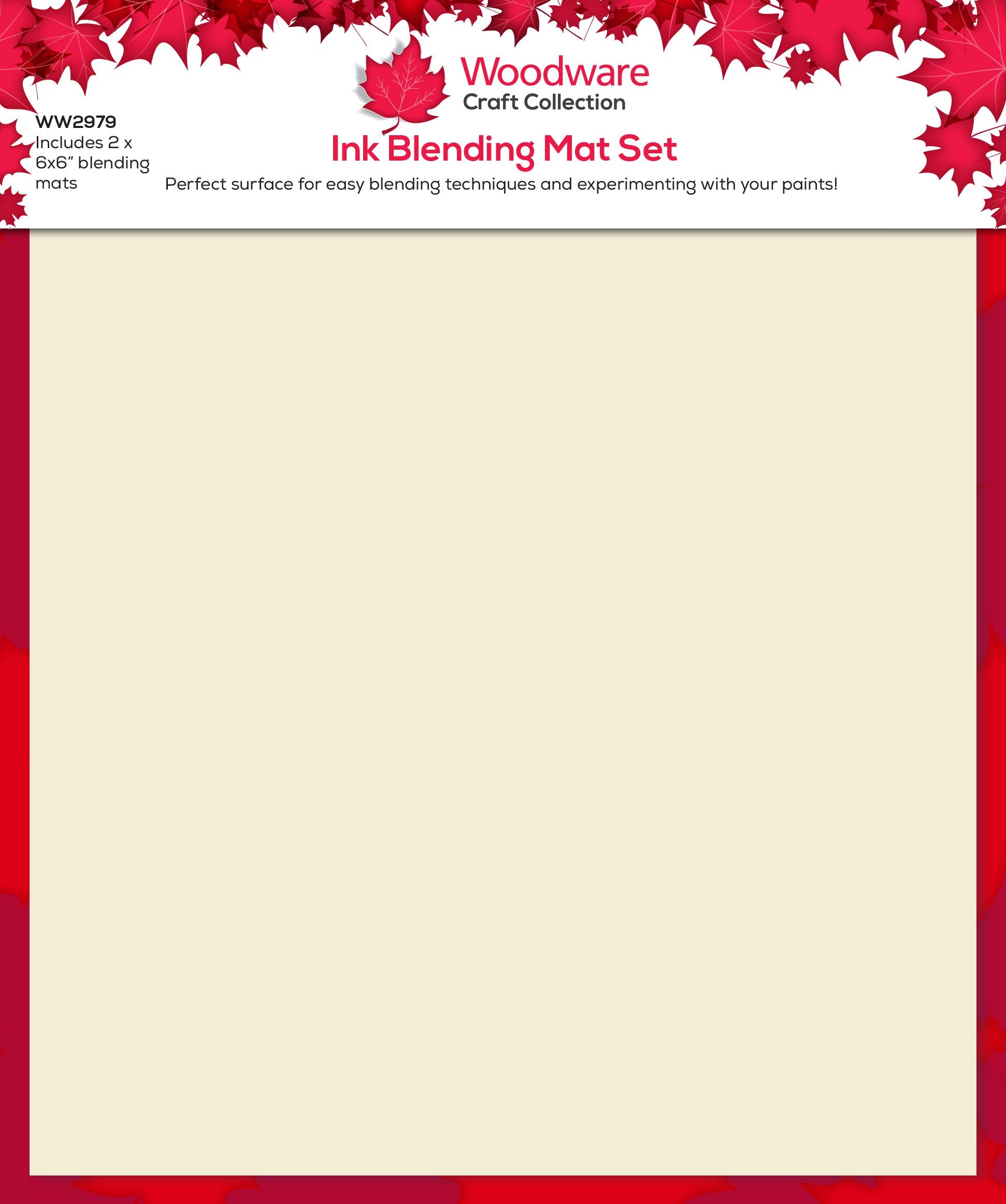 Woodware Ink Blending Mats 2 6 x 6 inches