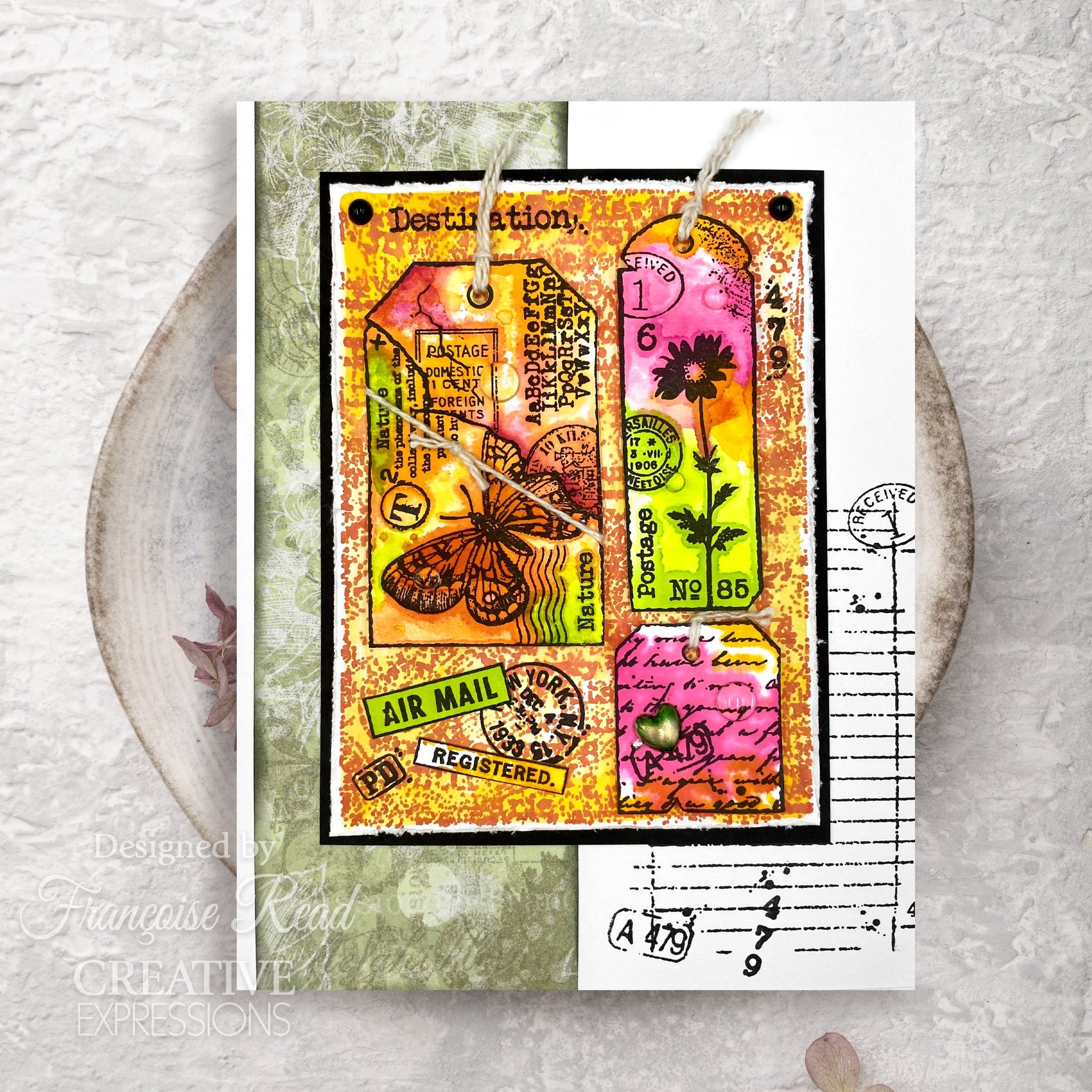 Woodware Clear Singles Mini Notebook Page 3 in x 4 in Stamp