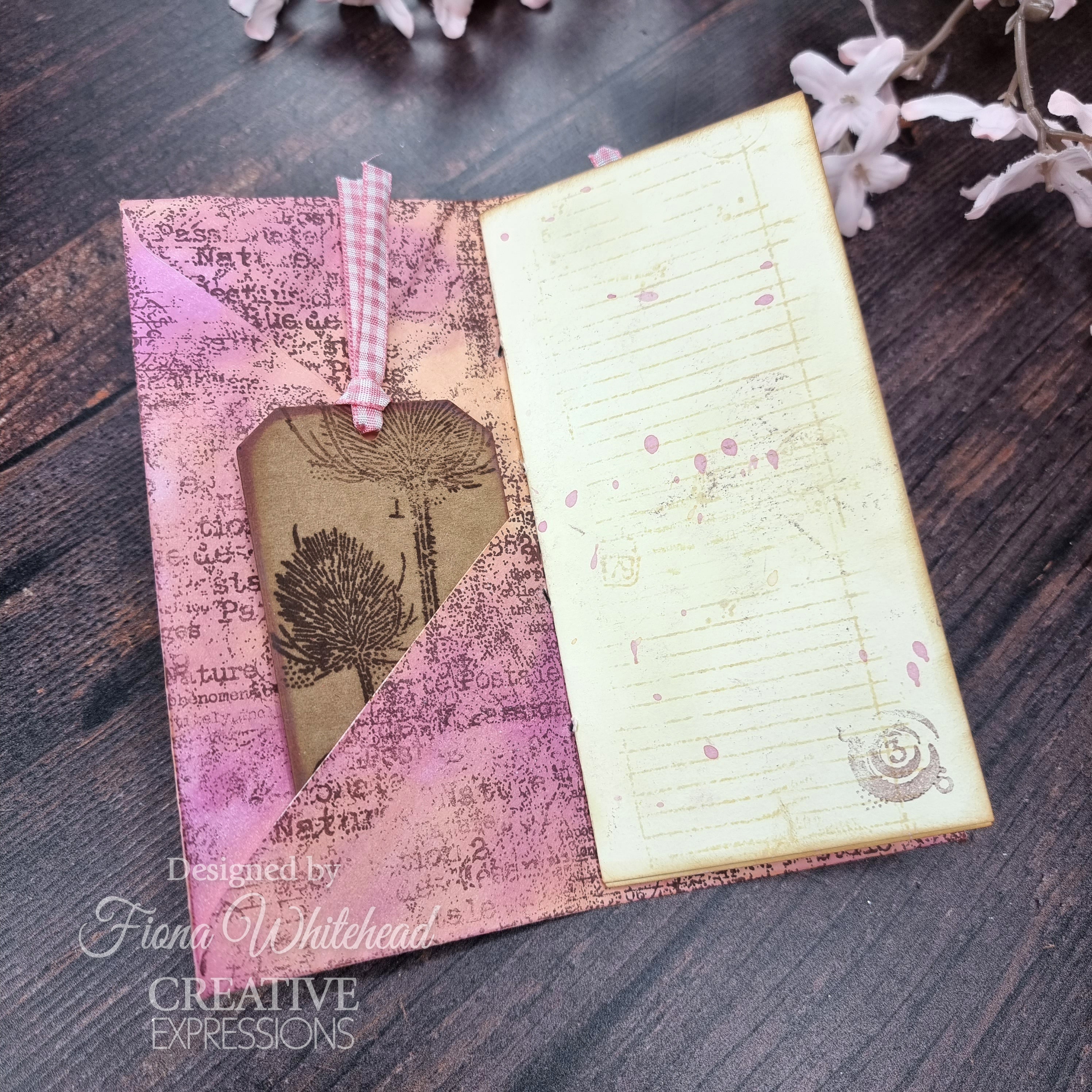 Woodware Clear Singles Mini Notebook Page 3 in x 4 in Stamp