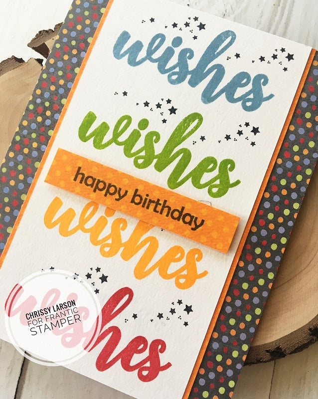 Frantic Stamper Clear Stamp - Giant Wishes