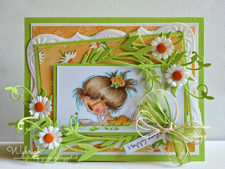 Marianne Design: Craftables Dies - Daisy and Leaves