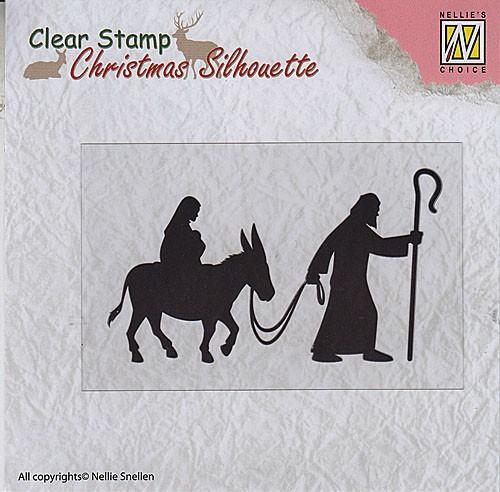 Christmas Silhouette Clear Stamps Nativity