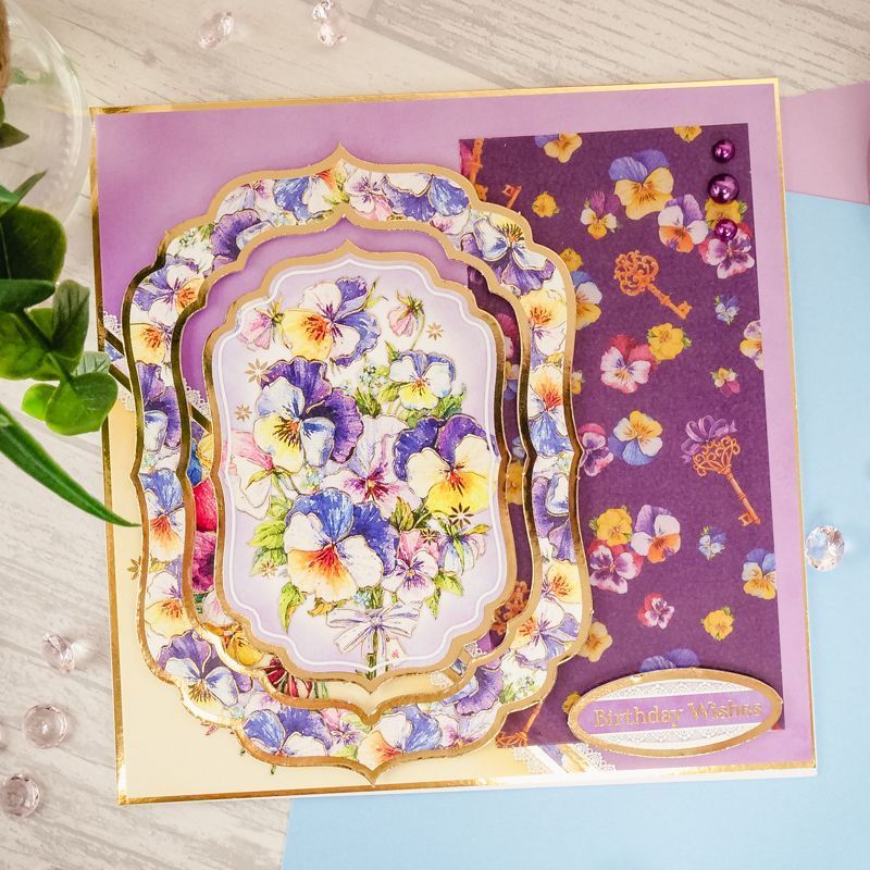 Deluxe Craft Pads - Perfect Pansies