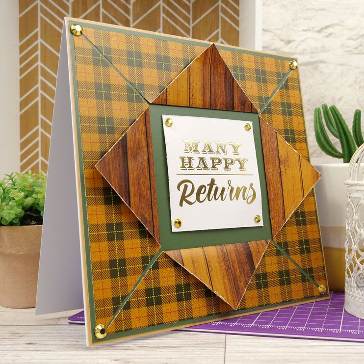 Duo Design Paper Pads - Traditional Tartans & Rustic Wood