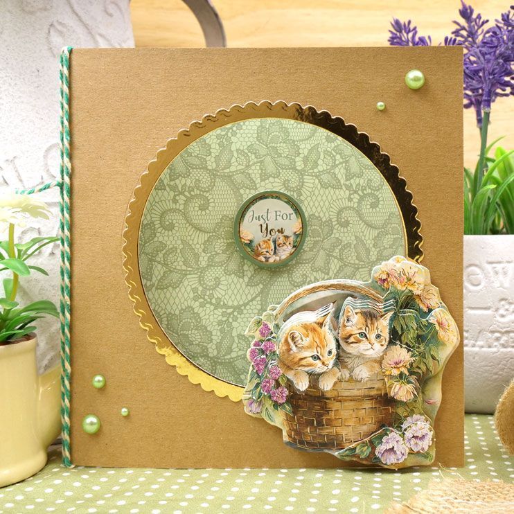 Amongst The Flowers Decoupage Topper Collection