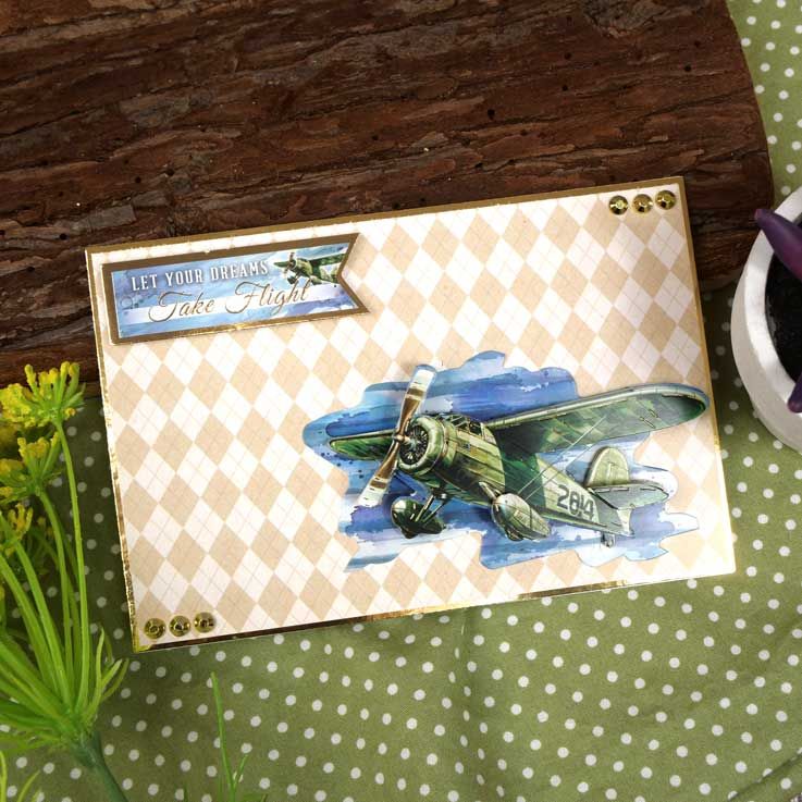 By Land, Sea And Air Decoupage Topper Collection