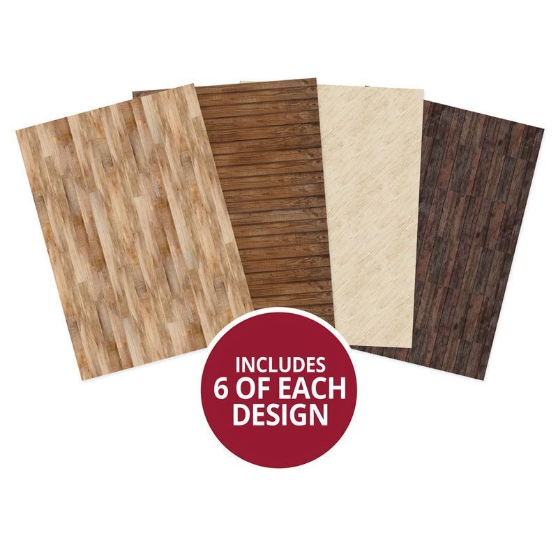 Essential Paper Packs - Woodgrains