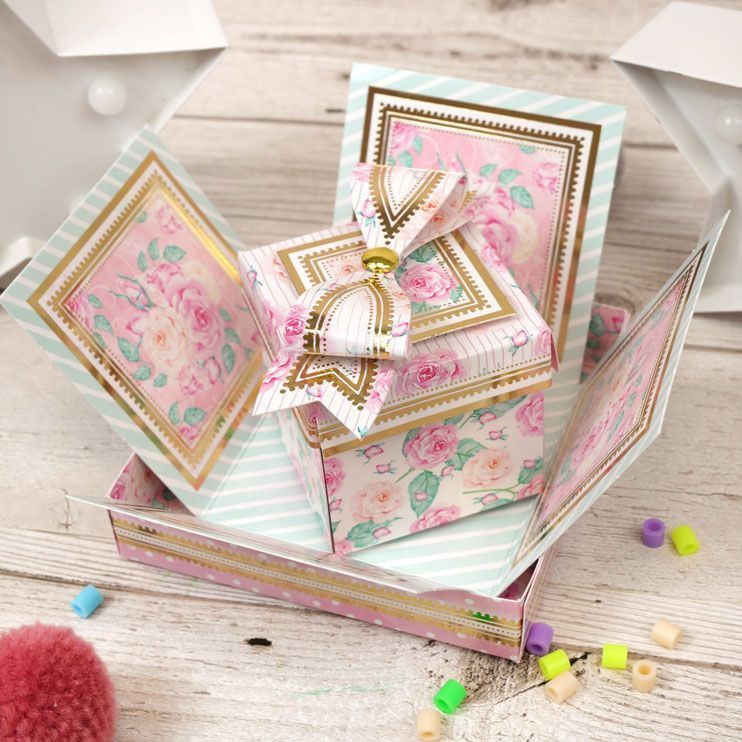 Exploding Boxes Project Kit - Floral Box