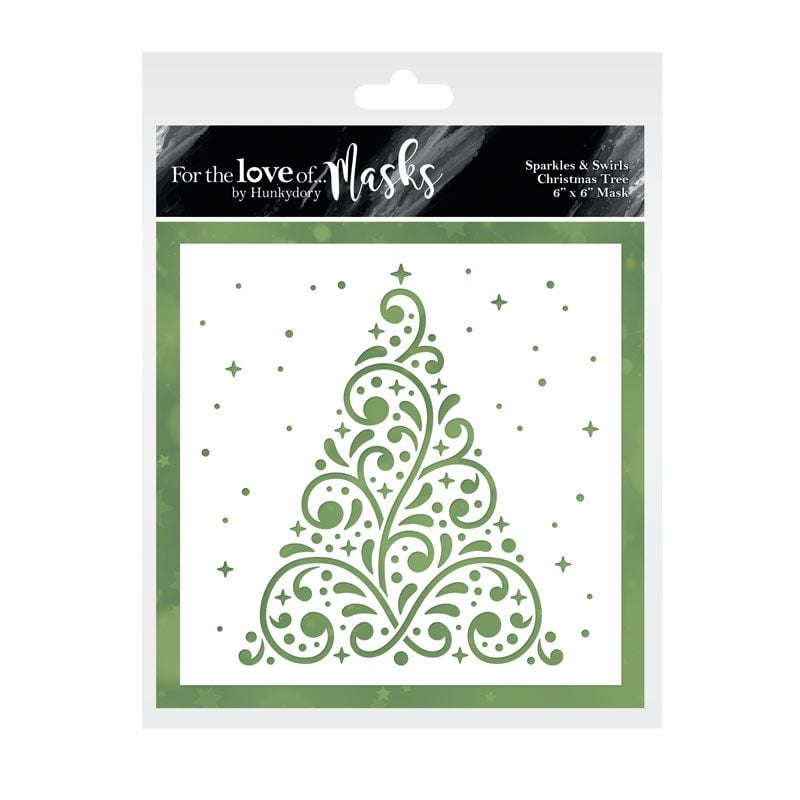 For The Love Of Masks - Sparkles & Swirls Christmas Tree