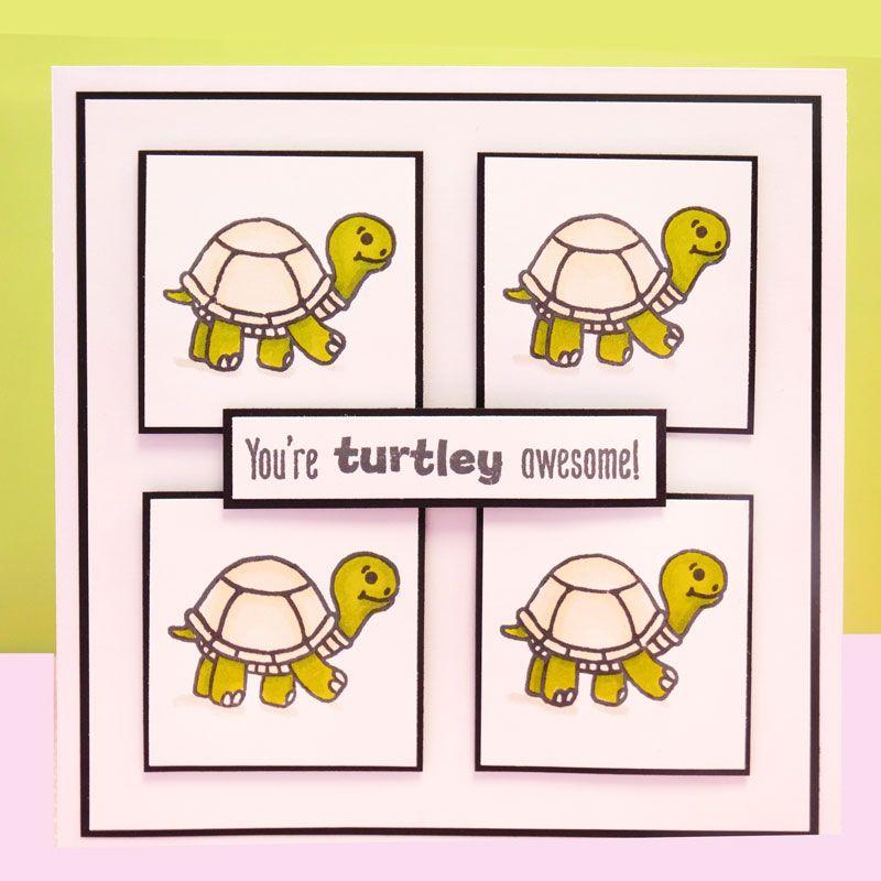 For the Love of Stamps - Turtley Awesome!