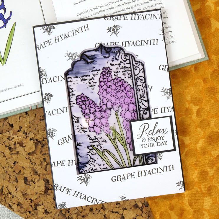 For The Love Of Stamps - Grape Hyacinth Happiness